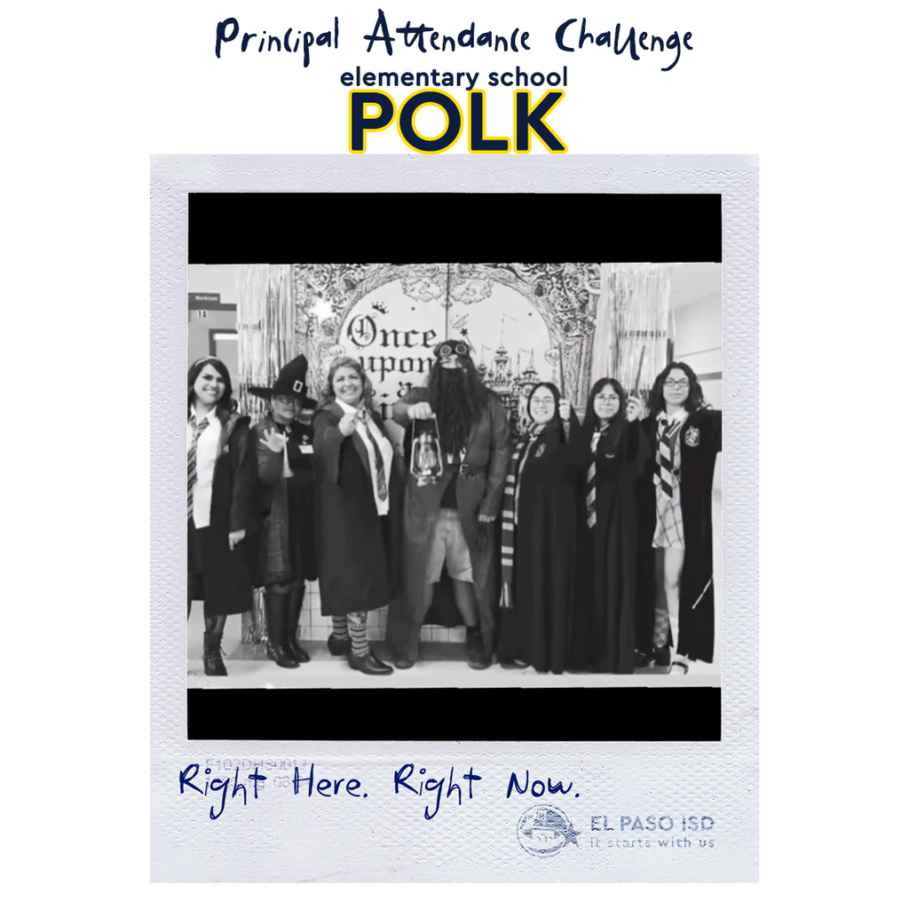 Principal attendance challenge elementary school polk