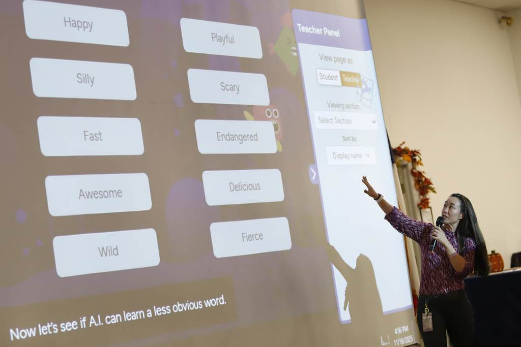 EPISD staff giving a presentation