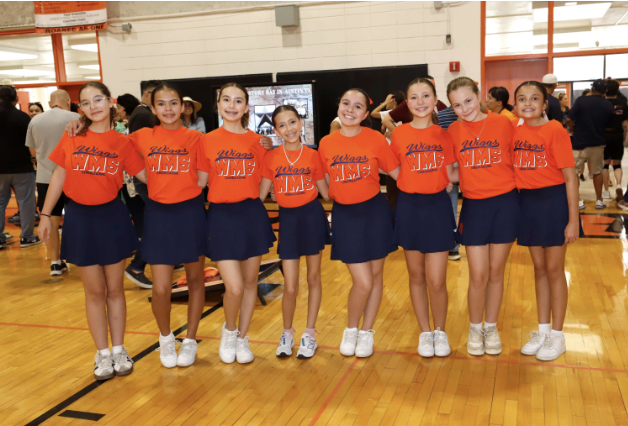 Wiggs middle school cheerleaders