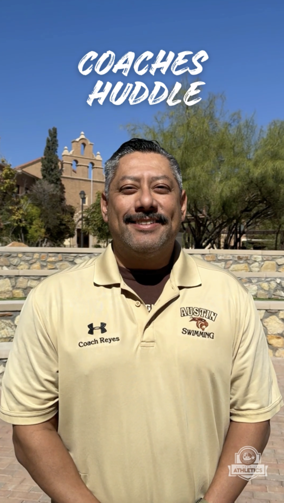 Austin head swim coach Jesus Reyes