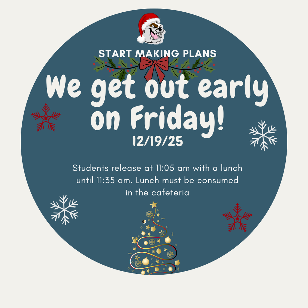 Early Release Reminder For December 19th
