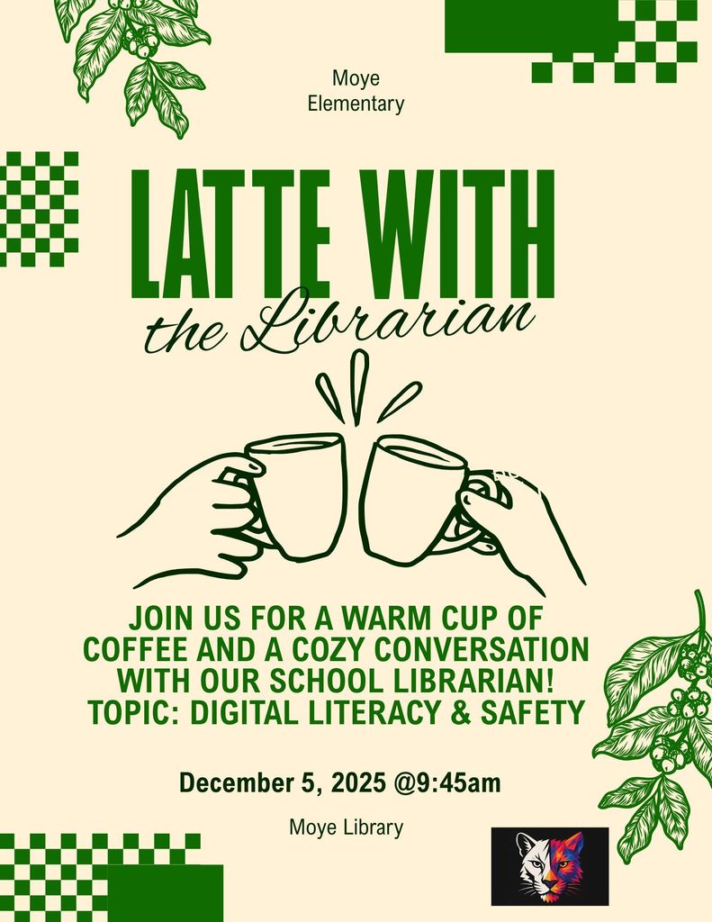 Latte with the Librarian dec 5th at 9;45