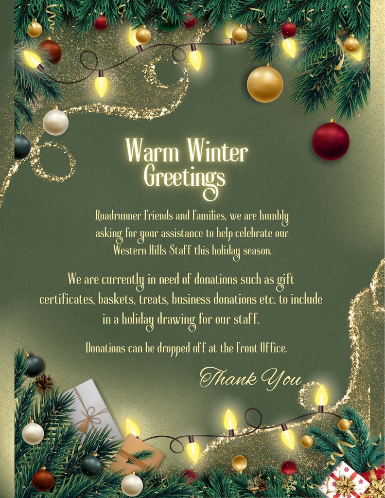 Winter Donations-raffle