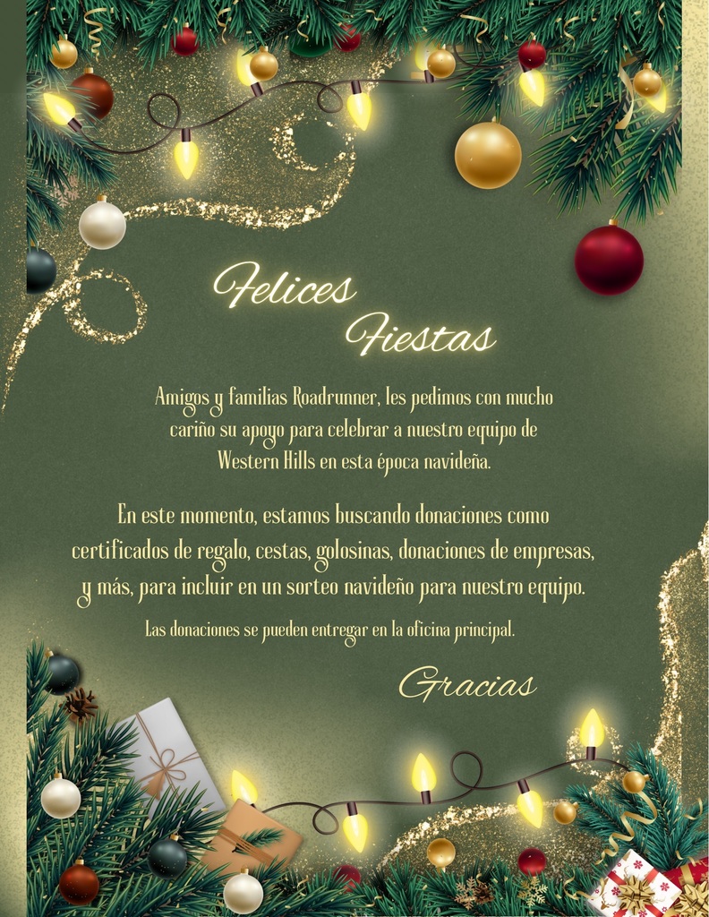 spanish raffle donations