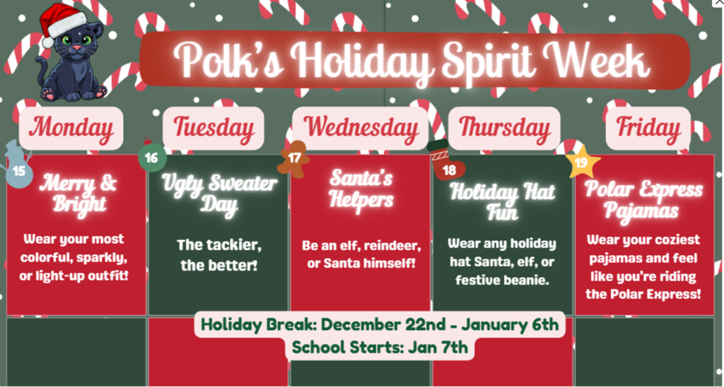 Polk Holiday Spirit Week 