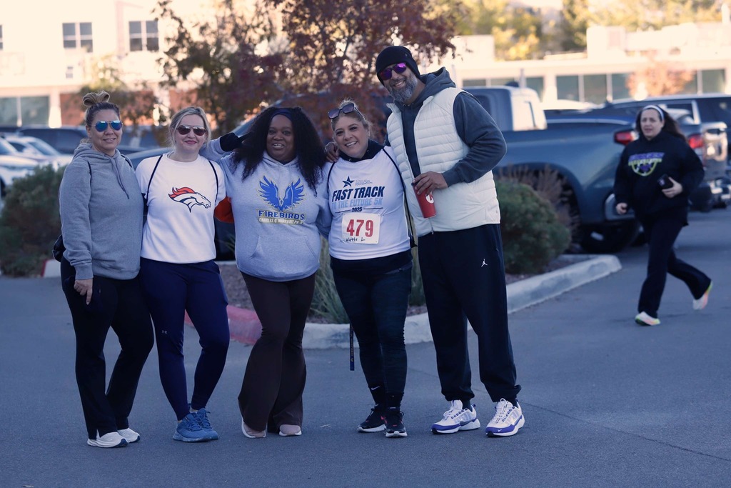 El Paso ISD principals and community members take group photo