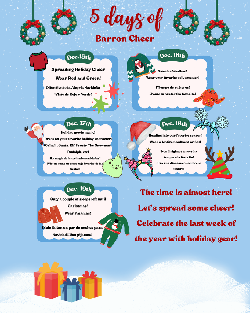 Holiday Dress up Week