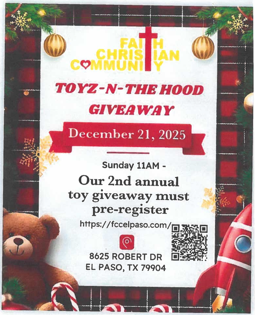 Faith Christian Community Giveaway Pre Register 