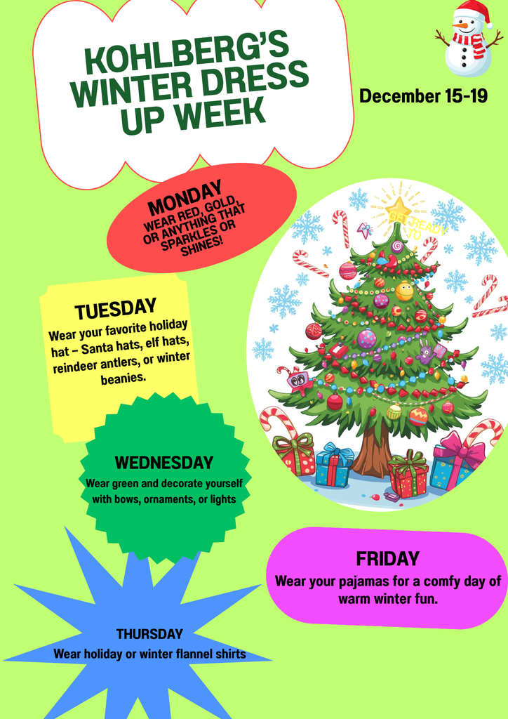 Kohlberg Winter Dress Up Week