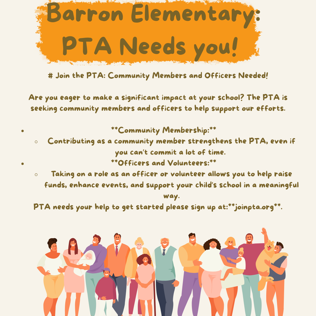 PTA needs you! 