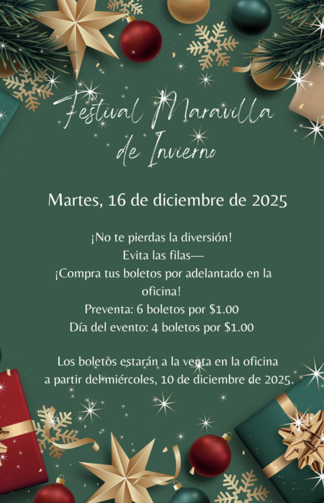 winter wonderland flyer spanish