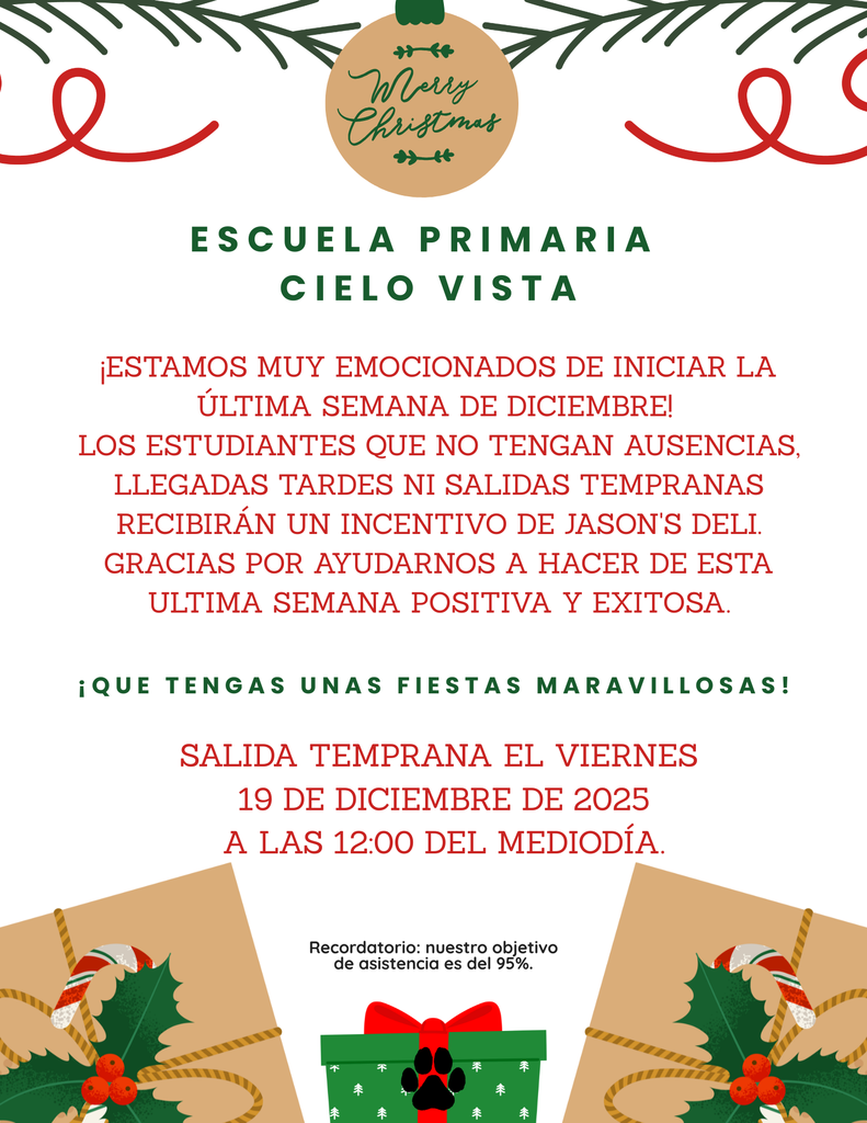 last week of school spanish