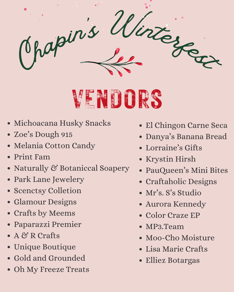 Winterfest Vendors