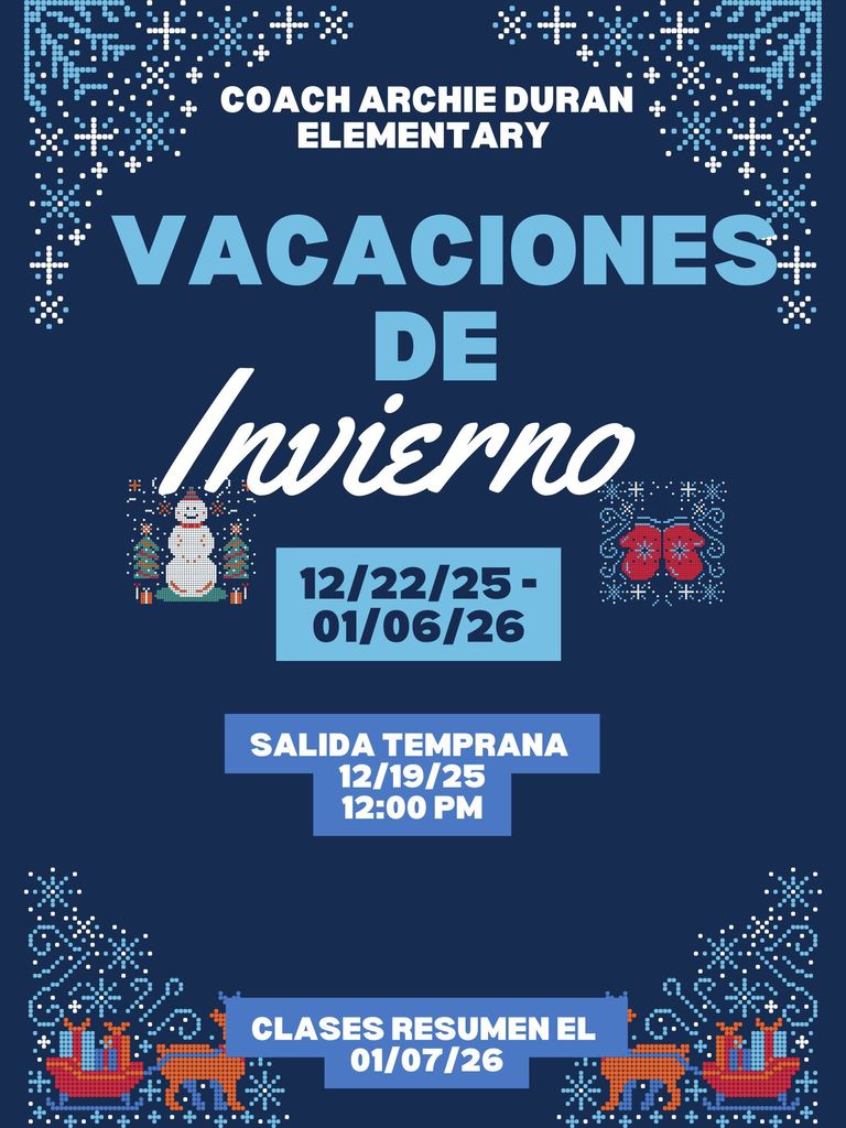 Winter Break Spanish 