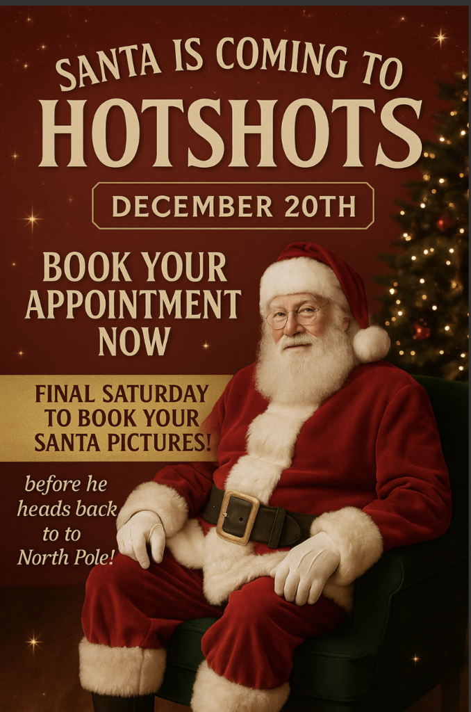 Hot Shots Pics with Santa
