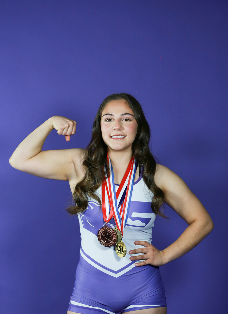 Photo of Naime Abdallah, Franklin wrestling