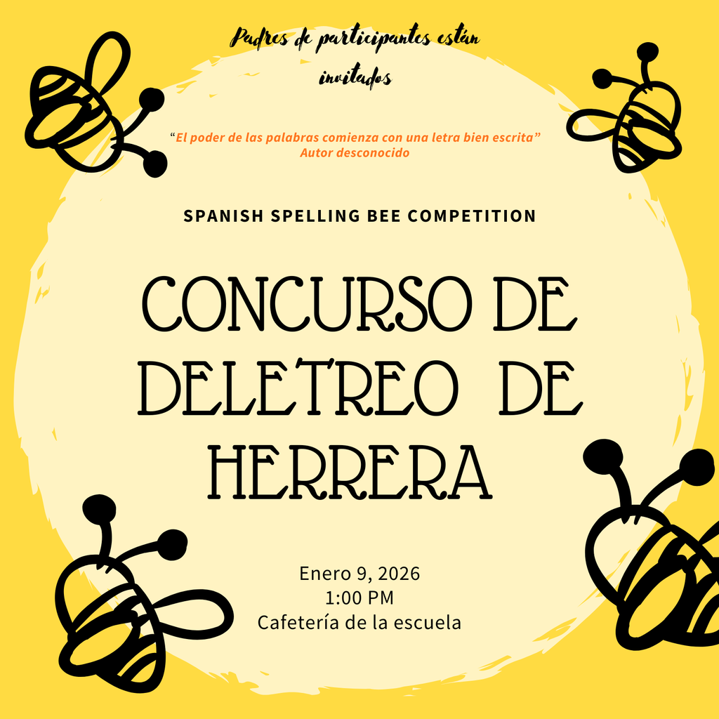 Spelling Bee Flyer 
