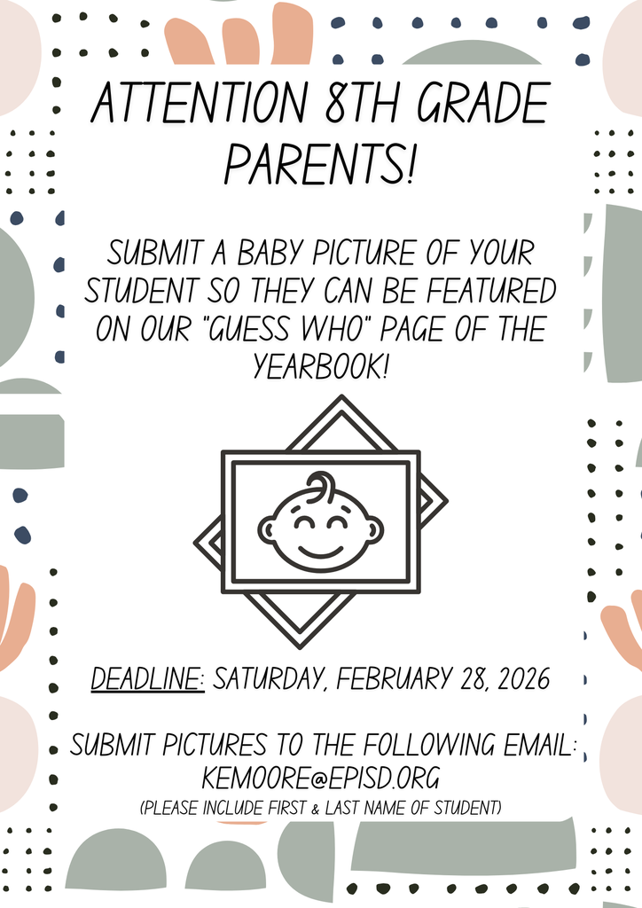 Submit your baby picture to be part of our "Guess Who" page