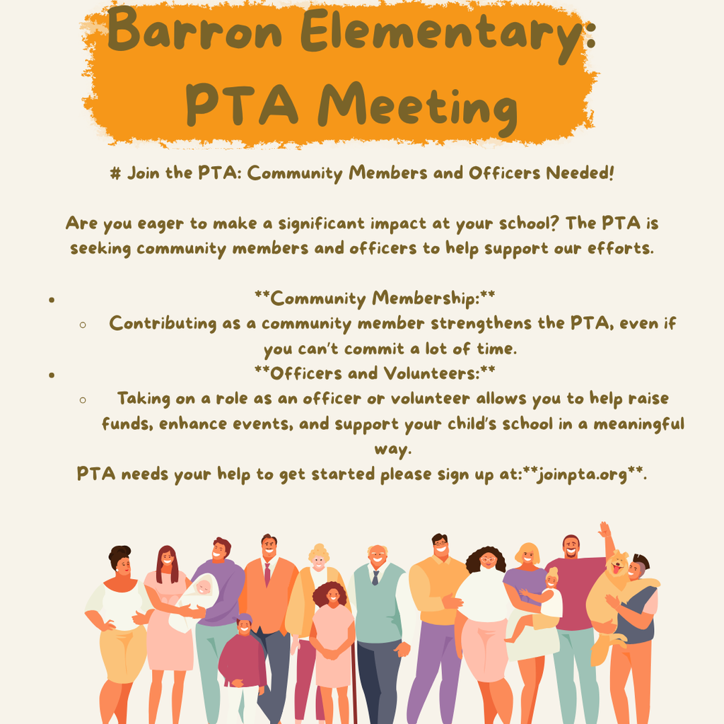 PTA needs you! 
