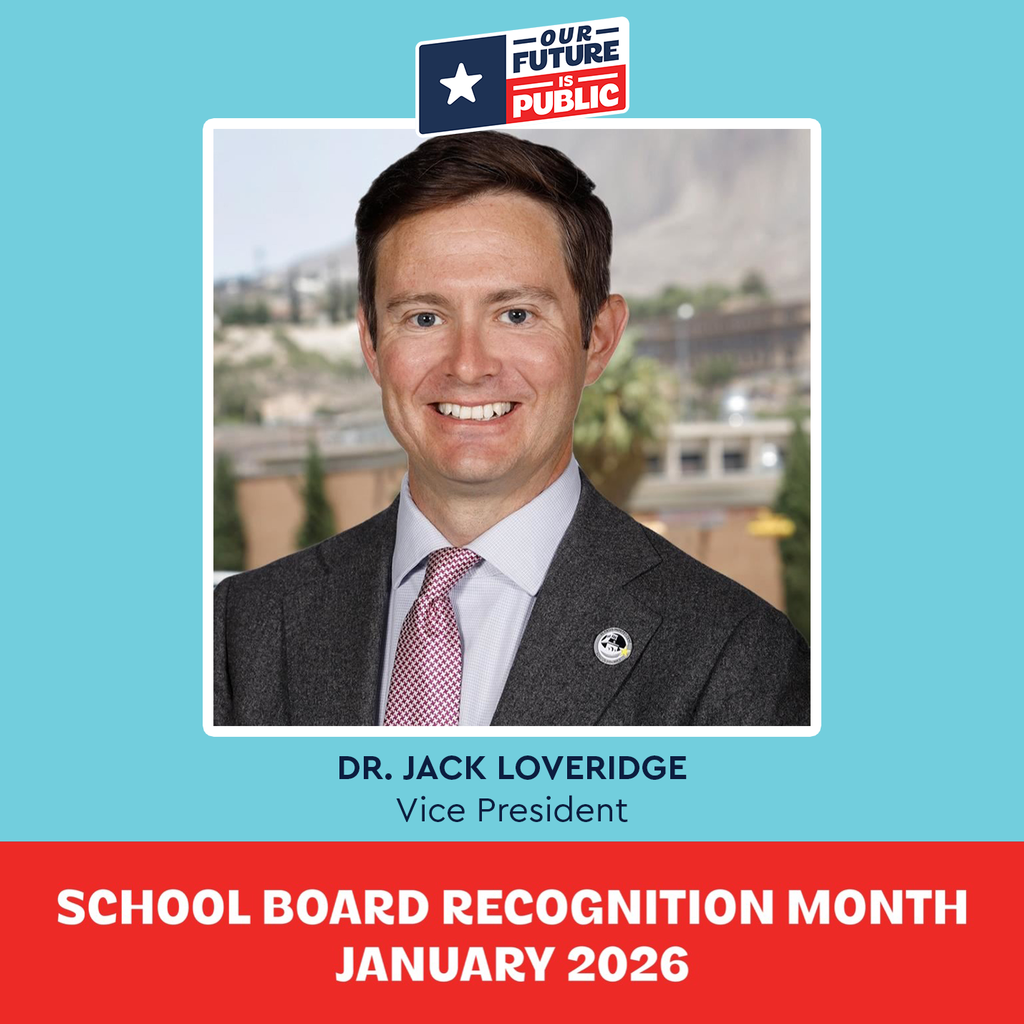 Dr. Jack Loveridge Vice President School Board Recognition Month January 2026