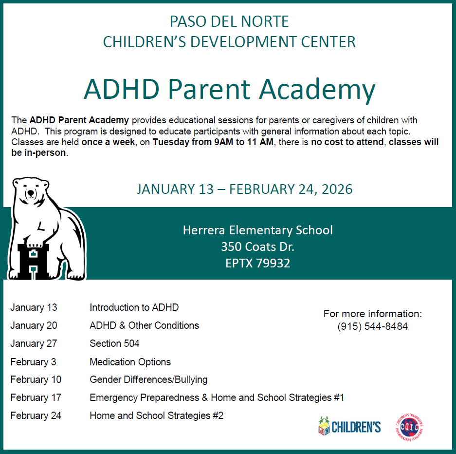 ADHD Academy Flyer 