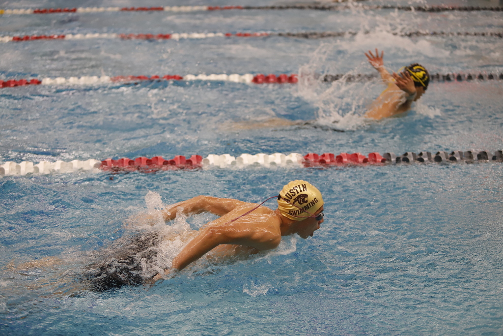 Austin High School student athlete swimming