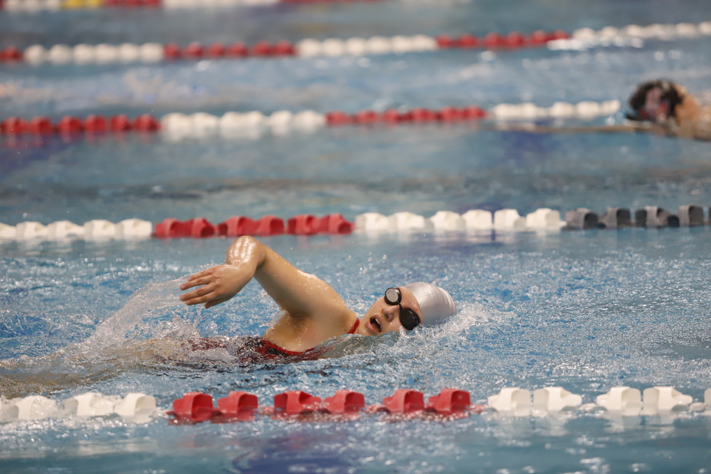 Jefferson Silva High School student athlete swimming