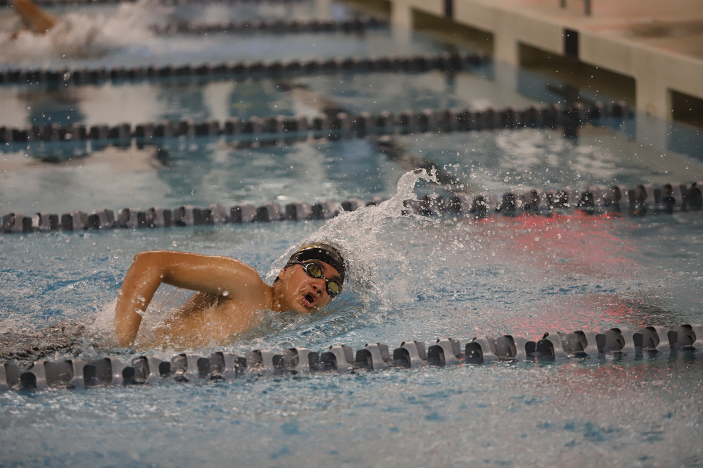 Andress High School student athlete swimming