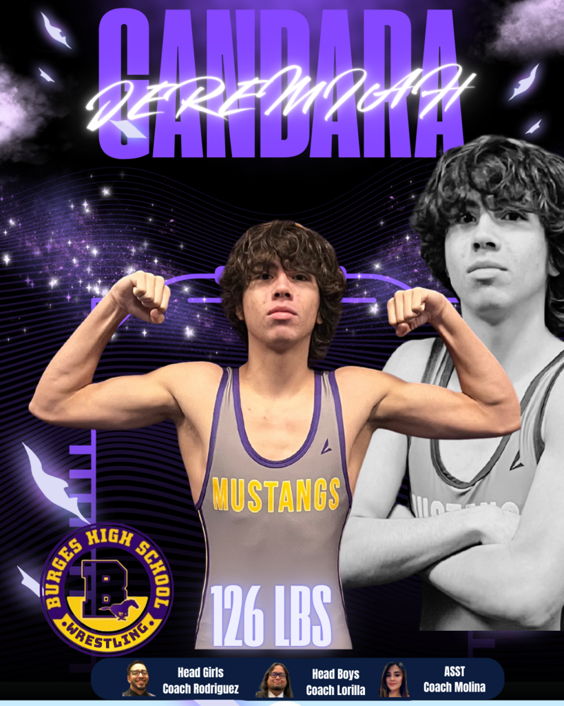 Jeremiah Gandara, Burges wrestling graphic