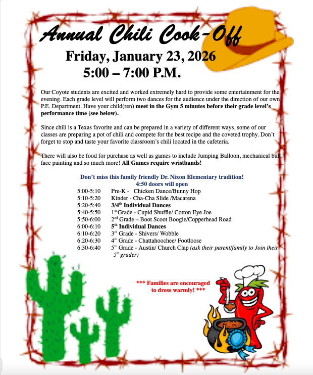 chili cook-off