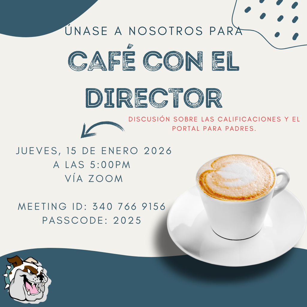 Cafe con el Director via ZOOM