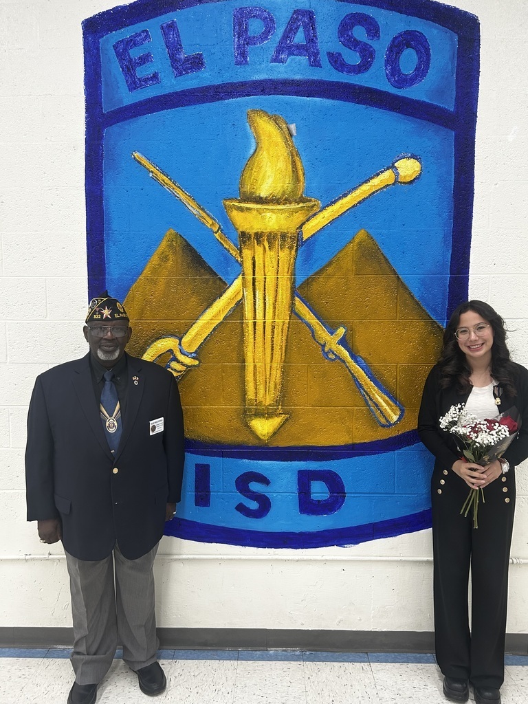 Cadet Sienna Del Toro of the Jefferson/Silva JROTC Battalion receives flowers for earning  first place at the 16th District American Legion Oratorical Contest with her compelling speech on the U.S. Constitution. 