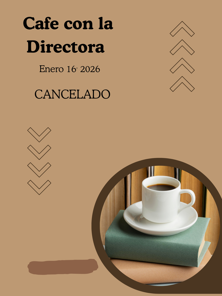 CAFE CON LA DIRECTORA CONCELADO