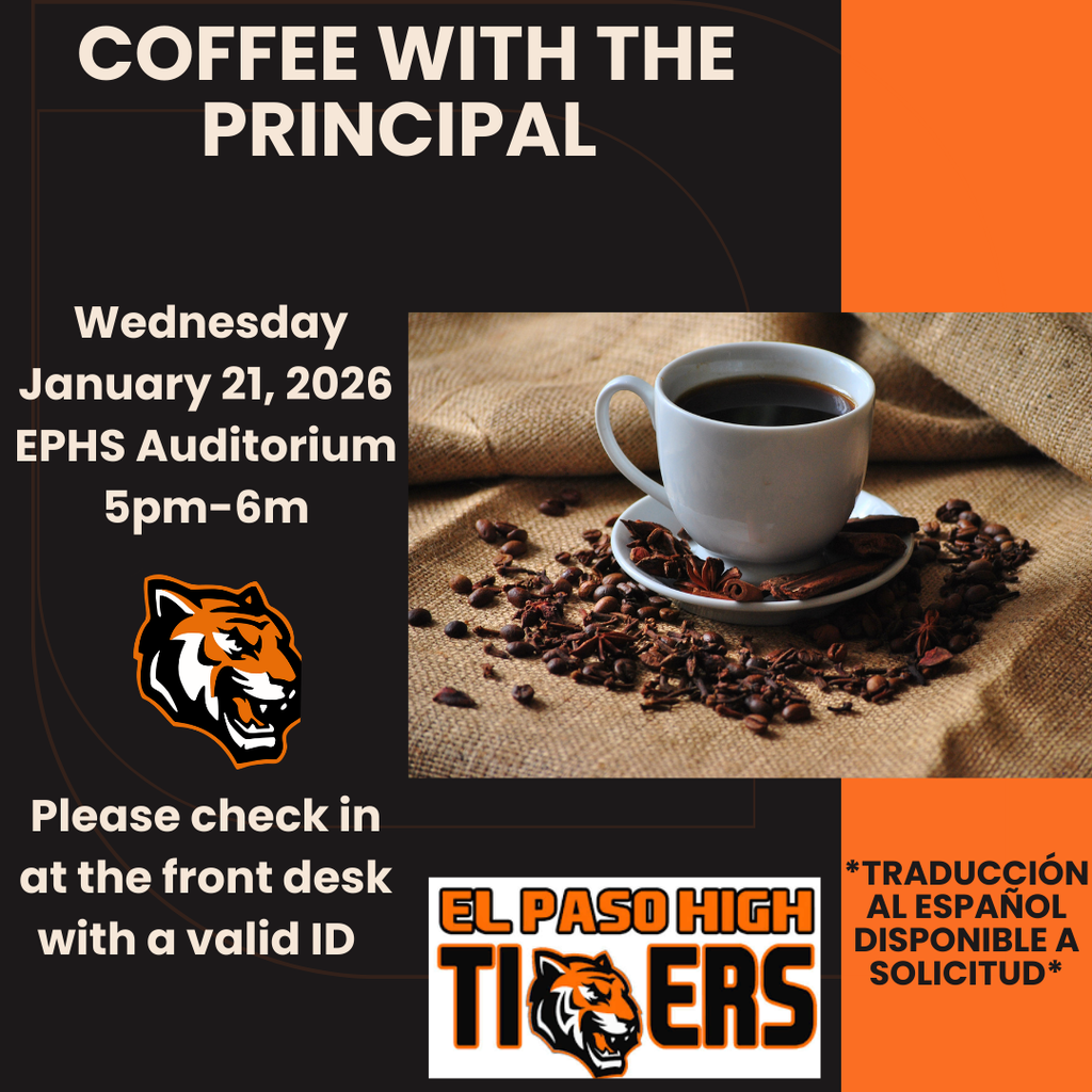 Coffee with the principal - English