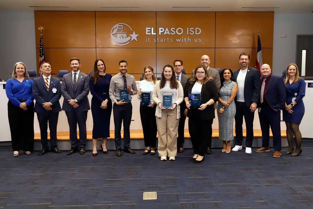 El Paso ISD Board of Trustees and Superintendent Dr. Brian Lusk were thrilled to recognize several teachers for earning their National Board Certification. This rigorous two-year journey reflects their commitment to excellence, continuous improvement, and professional growth as educators. Congratulations!