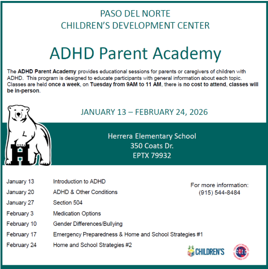 ADHD Academy Flyer 