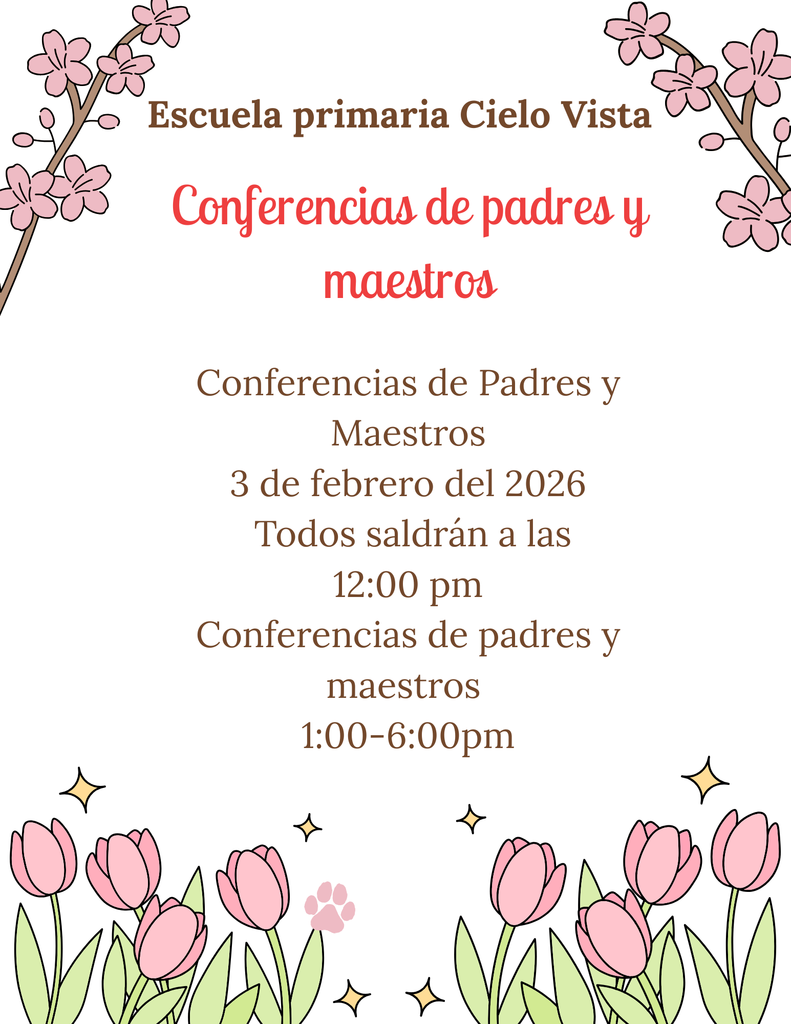 Spring Spanish Parent Teacher Conferences