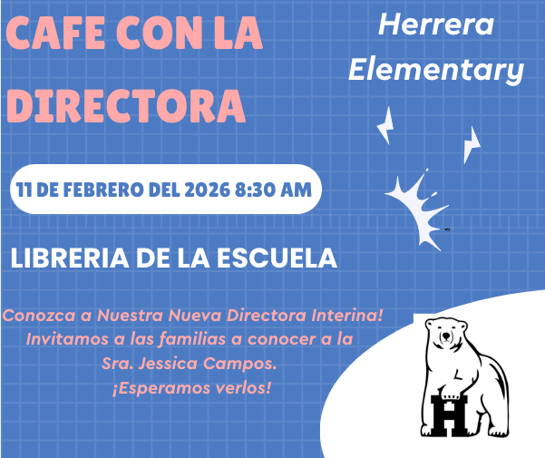 Coffee with the Principal Flyer Spanish