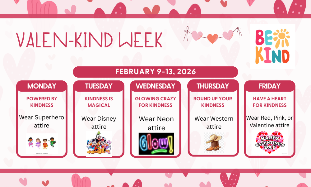 Kindness Spirit Week 2026: