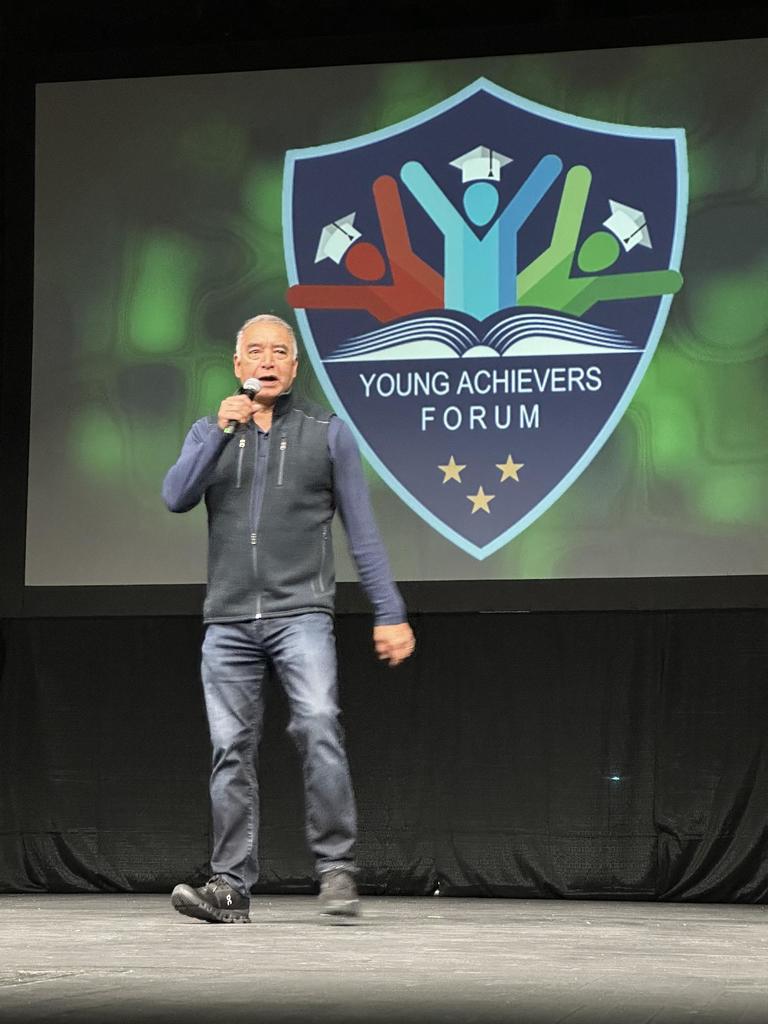 Young Achievers Forum speaker speaking
