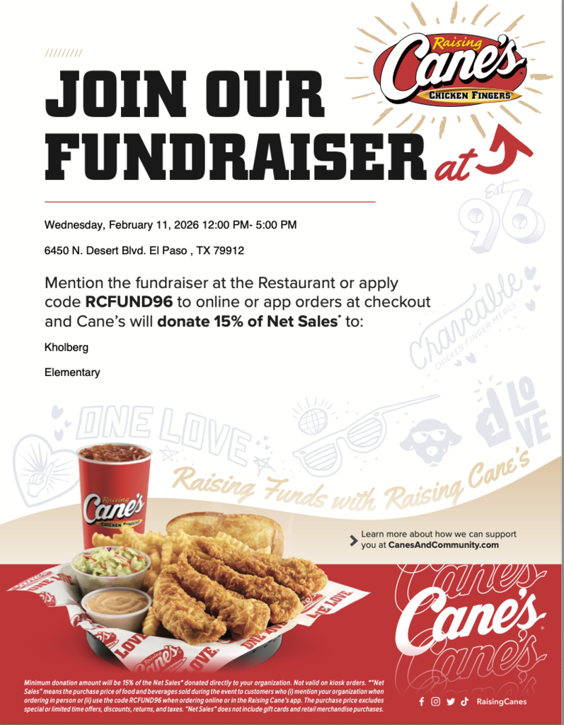 Cane's Fundraiser