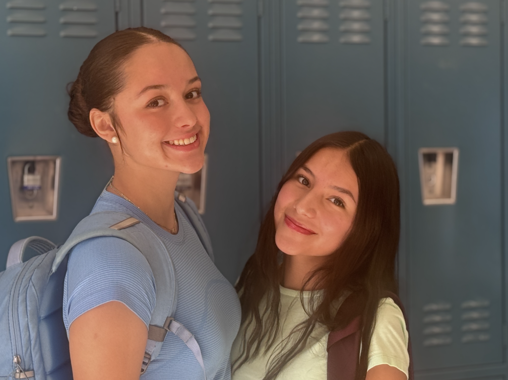 Franklin students smile for a photo