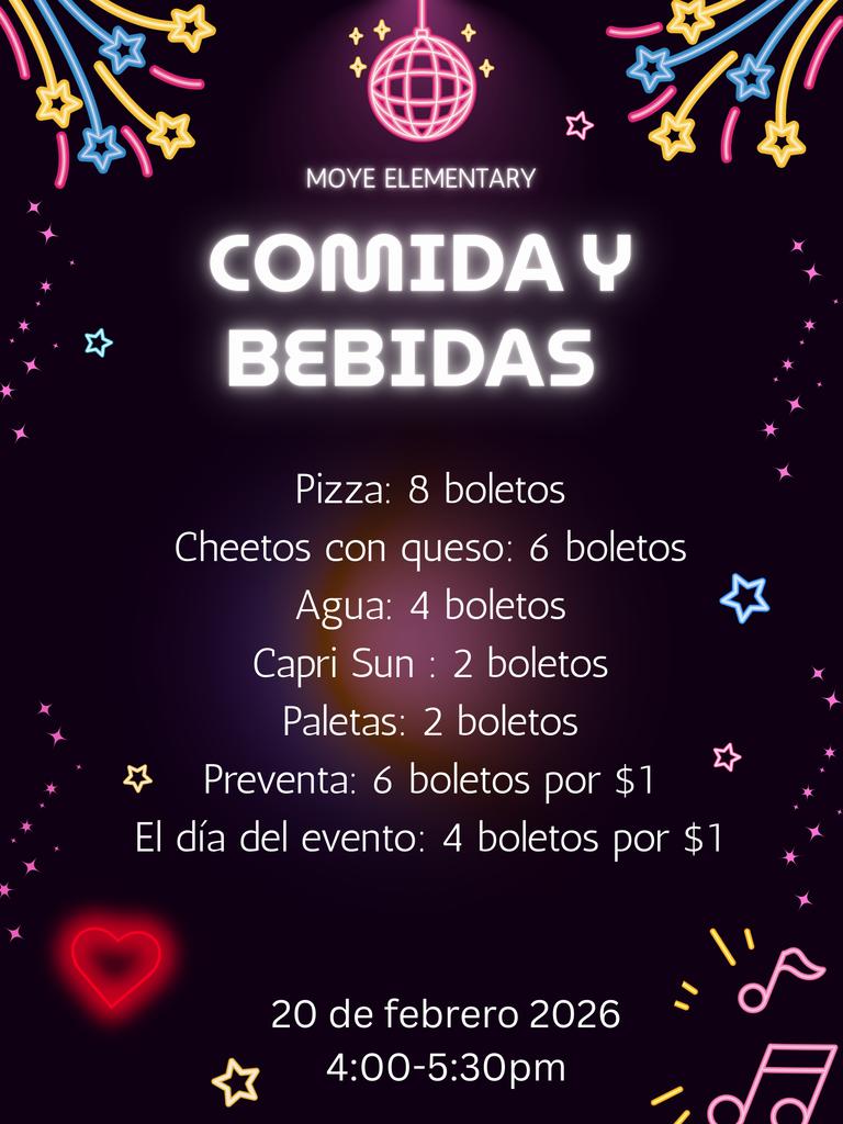 cominda y bebidas