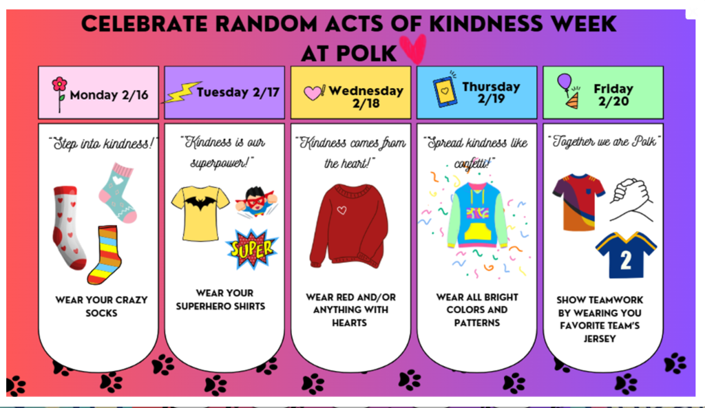 Celebrate Random Acts Of Kindness Week At Polk
