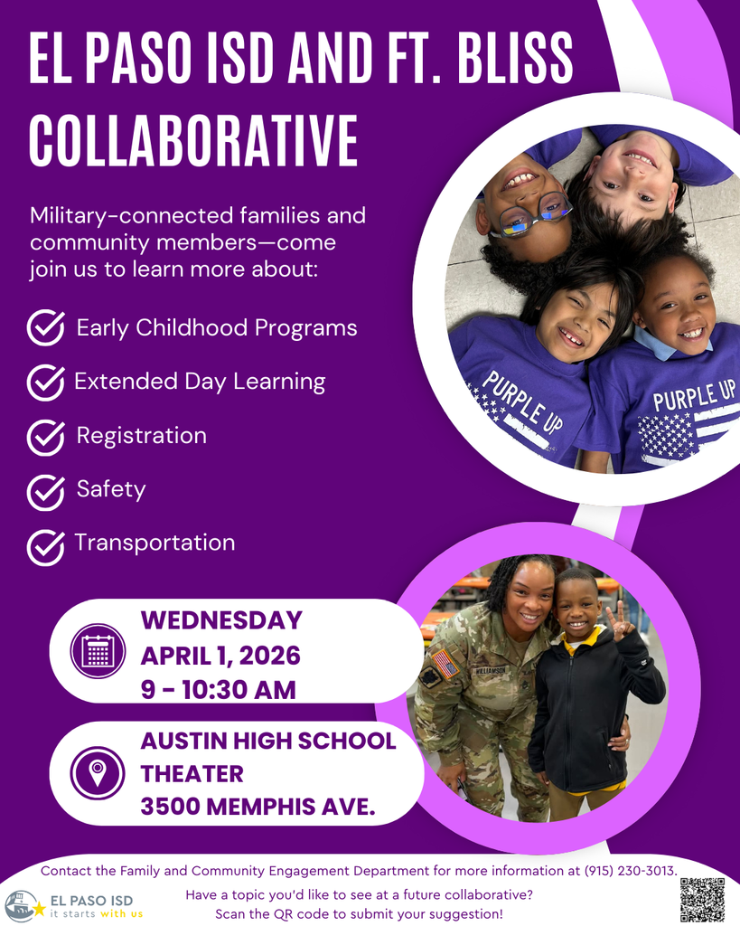 Fort Bliss Collaborative- English Flyer