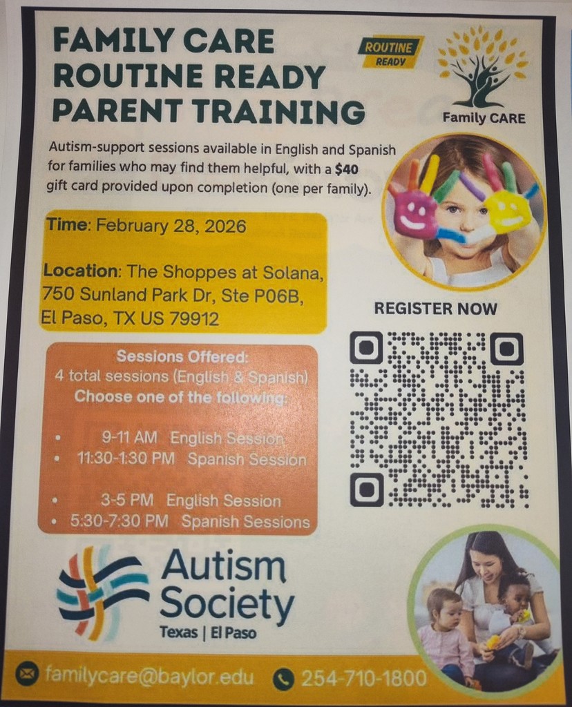 Family Care Routine Ready training Feb 28th