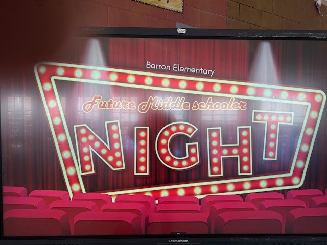 Barron Middle Schooler Night