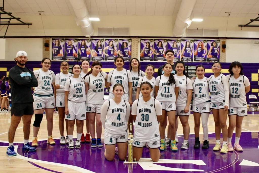 Girls Brown Middle School Basketball Team