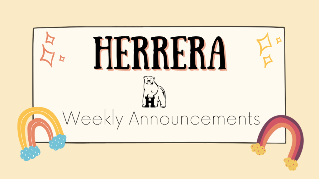 Weekly Announcements 