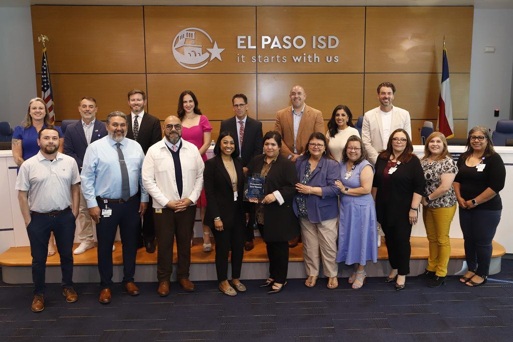 El Paso ISD Board of Trustees and Superintendent Dr. Brian Lusk were proud to recognize our Procurement and School Resources Departments for earning the 2026 Award of Merit for Purchasing Operations from the Texas Association of School Business Officials (TASBO). 🌟       This prestigious award recognizes school districts across Texas that are committed to upholding professional standards in the acquisition of goods and services. 